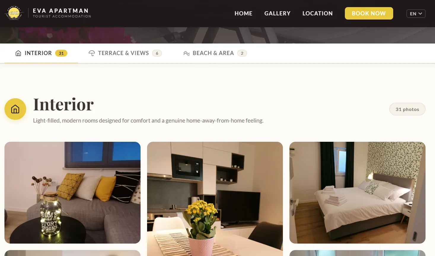 Visit Eva Orebić, snimka zaslona 2
